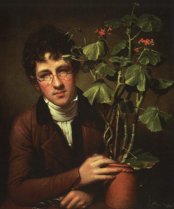 Rembrandt Peale Rubens Peale with Geranium